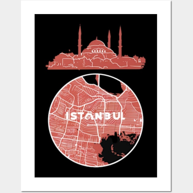 Istanbul Wall Art by TshirtMA